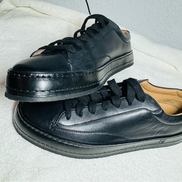 NEW John Varvatos Low Reed Sneakers , Size 9.5 BLACK - Picture 9 of 11